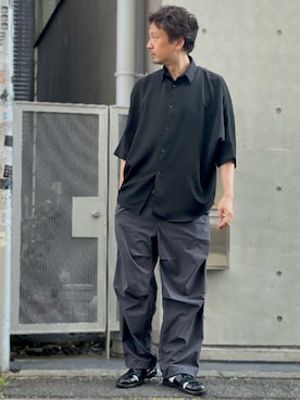 「アイテム（シャツ/ブラウス）」を使った、OMIさん（メンズ・180cm）の夏コーディネート