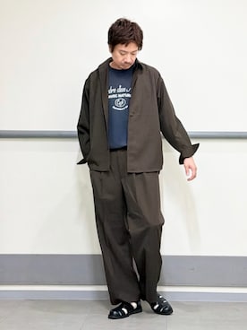 「ABAHOUSE（アバハウス）のアイテム」を使った、OMIさん（メンズ・180cm）の夏コーディネート