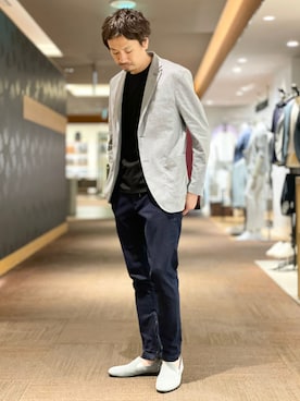 「ジョガーパンツ」｜OMIさん（メンズ・180cm）の夏コーディネート