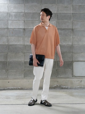 「ABAHOUSE（アバハウス）のアイテム」を使った、OMIさん（メンズ・180cm）の夏コーディネート