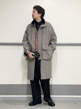 「アイテム（手袋）」を使った、OMIさん（メンズ・180cm）の冬コーディネート