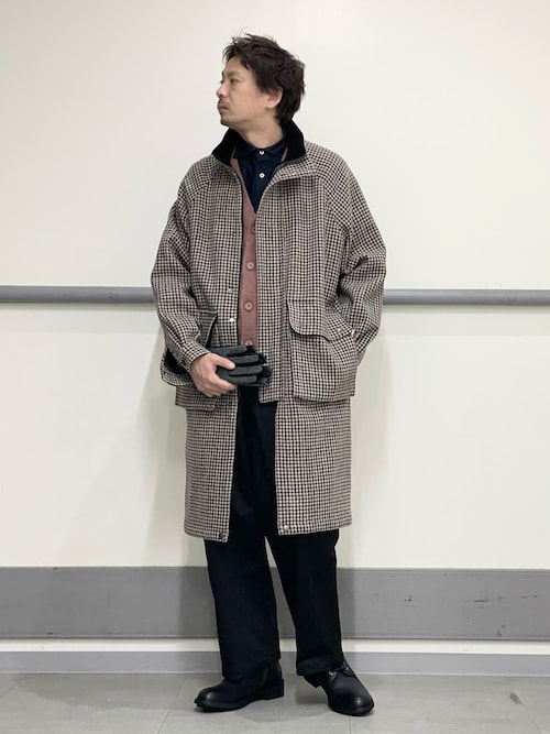 Traditional Weatherwear】ELGIN LONG エルガン ロング ヒートツイード