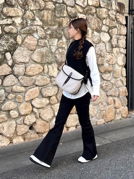 「AZUL by moussy（アズールバイマウジー）のアイテム」を使った、kaco…＊さん（レディース・161cm）の秋コーディネート