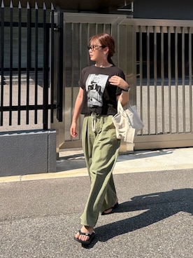 「GOOD ROCK SPEED（グッドロックスピード）のアイテム」を使った、kaco…＊さん（レディース・161cm）の夏コーディネート