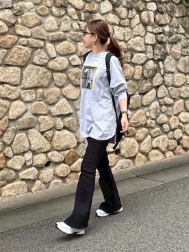 「アイテム（バックパック/リュック）」を使った、kaco…＊さん（レディース・160cm）の秋コーディネート