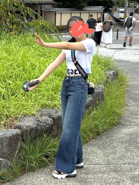 「DIESEL（ディーゼル）のアイテム」を使った、kaco…＊さん（レディース・151cm）の夏コーディネート