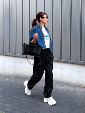 「SHIPS（シップス）のアイテム」を使った、kaco…＊さん（レディース・162cm）の秋コーディネート