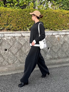 「アイテム（ピアス（両耳用））」を使った、kaco…＊さん（レディース・160cm）の冬コーディネート