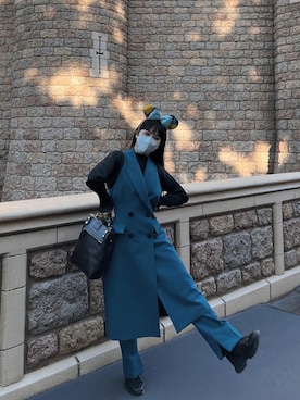 「HERZ（ヘルツ）のアイテム」を使った、youさん（レディース・155cm）の秋コーディネート