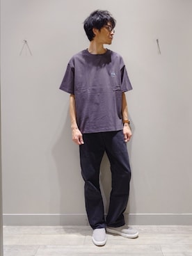 「Wrangler（ラングラー）のアイテム」を使った、YASUIさん（メンズ・184cm）の春コーディネート