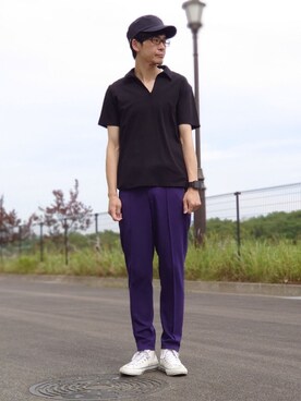 YASUIさん（メンズ・184cm）の夏コーディネート