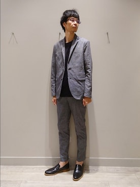 「アイテム（ジャケット/アウター）」を使った、YASUIさん（メンズ・184cm）の夏コーディネート