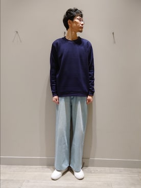 「ABAHOUSE GRAY（アバハウスグレイ）のアイテム」を使った、YASUIさん（メンズ・184cm）の春コーディネート