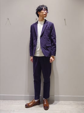 YASUIさん（メンズ・184cm）の冬コーディネート