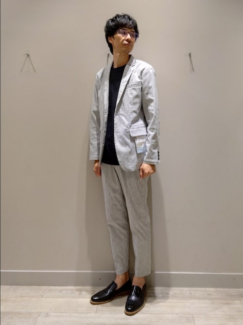 CANVY セットアップ any SiS｜【WEB・一部店舗限定】カットジャカード襟付き2WAY