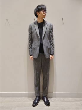 「アイテム（ジャケット/アウター）」を使った、YASUIさん（メンズ・184cm）の秋コーディネート