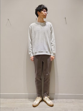 「ワッフル」｜YASUIさん（メンズ・184cm）の秋コーディネート