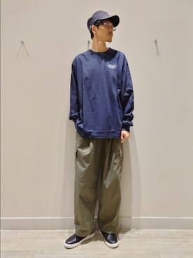 「POLeR（ポーラー）のアイテム」を使った、YASUIさん（メンズ・184cm）の秋コーディネート