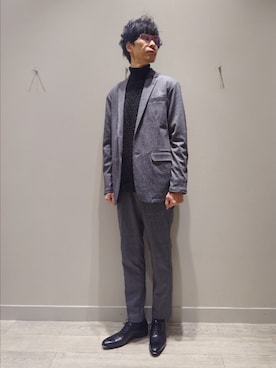 YASUIさん（メンズ・184cm）の冬コーディネート