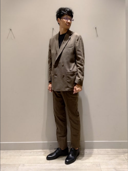 ABAHOUSE（アバハウス） スラックス 「セットアップ対応」カシミヤ