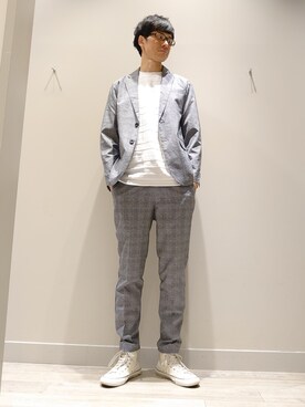 YASUIさん（メンズ・184cm）の夏コーディネート