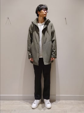 「アイテム（ブルゾン）」を使った、YASUIさん（メンズ・184cm）の秋コーディネート