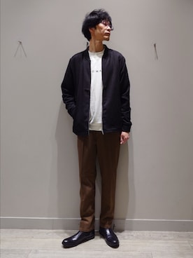 YASUIさん（メンズ・184cm）の冬コーディネート