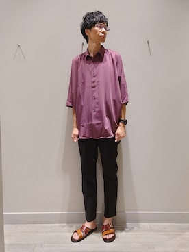 YASUIさん（メンズ・184cm）の夏コーディネート