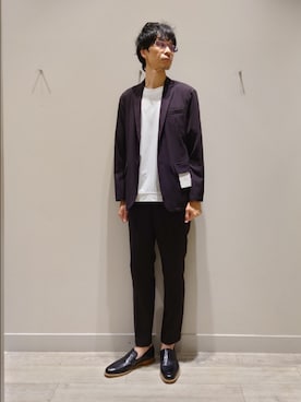 「アイテム（ジャケット/アウター）」を使った、YASUIさん（メンズ・184cm）の夏コーディネート