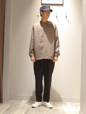 「MYSELF ABAHOUSE」｜YASUIさん（メンズ・184cm）の秋コーディネート