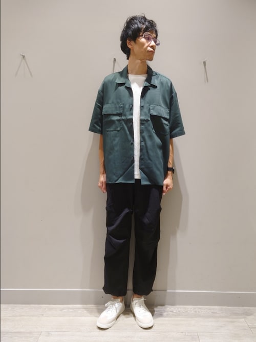 Dickies /ディッキーズ WORK SHIRT/セットアップ/半袖 オープン