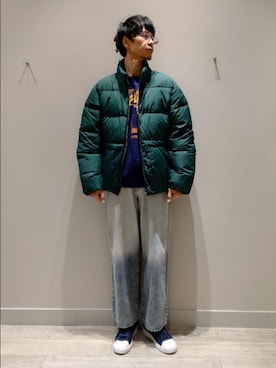 「アイテム（ブルゾン）」を使った、YASUIさん（メンズ・184cm）の秋コーディネート