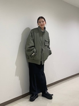 「ショートヘア」｜miuさん（レディース・162cm）の秋コーディネート