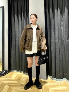 「おでかけ」｜miuさん（レディース・162cm）の秋コーディネート