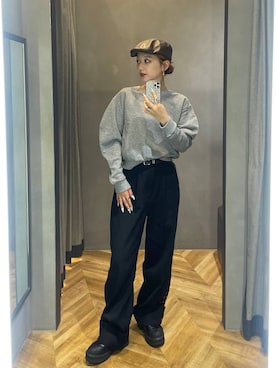 「アイテム（チノパンツ）」を使った、miuさん（レディース・162cm・20代）の秋コーディネート