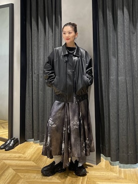 miuさん（レディース・162cm）の冬コーディネート