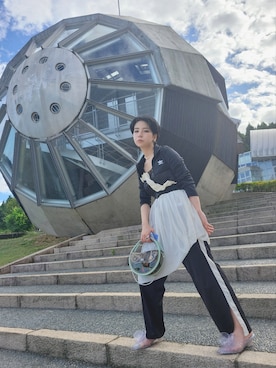 「American Apparel（アメリカンアパレル）のアイテム（スカート）」を使った、hashiさん（レディース・156cm）の秋コーディネート