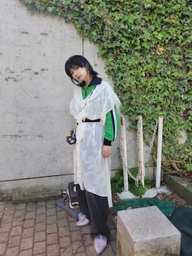 「H&M（エイチ・アンド・エム）のアイテム（スリッポン）」を使った、hashiさん（レディース・156cm）の春コーディネート