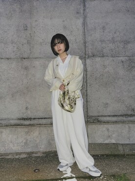 「ごきげんウィーク」｜「アイテム（アクセサリー）」を使った、hashiさん（レディース・156cm）の春コーディネート