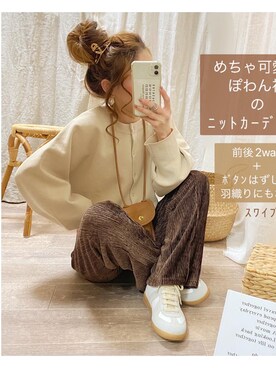 「MARGIELA」｜and_LaLaLa_ootdさん（レディース・148cm）の冬コーディネート