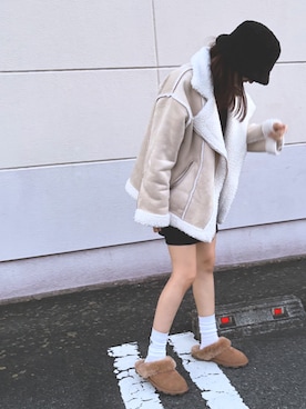 「POLO（ポロ）のアイテム」を使った、うみさん（レディース・159cm）の冬コーディネート