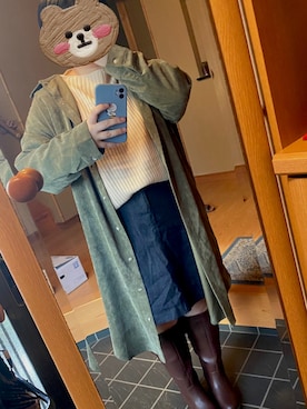 「eur3（エウルキューブ）のアイテム」を使った、KiKiKi2451さん（レディース・151cm）の秋コーディネート