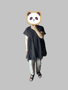 「アイテム（シャツ/ブラウス）」を使った、KiKiKi2451さん（レディース・151cm・30代）の夏コーディネート