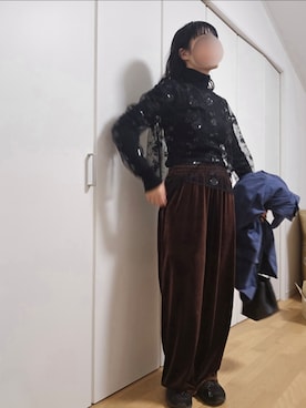 「アイテム（ハンドバッグ）」を使った、りとさん（レディース・155cm・30代）の冬コーディネート