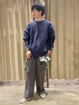 「Champion別注」｜JOURNAL STANDARD relumeさん（メンズ・169cm）の秋コーディネート