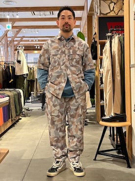 DAIWA 別注 DOTAIR CAMO STREAM PANTS Mサイズ DAIWA 別注 DOTAIR CAMO STREAM PANTSのコーディネートスナップ