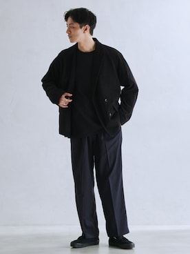 「JOURNAL STANDARD relume（ジャーナルスタンダード　レリューム）のアイテム（テーラードジャケット）」を使った、JOURNAL STANDARD relumeさん（メンズ・176cm）の秋コーディネート