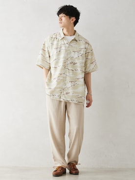 「アイテム（その他シューズ）」を使った、JOURNAL STANDARD relumeさん（メンズ・176cm）の夏コーディネート