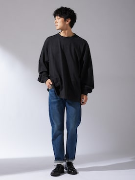 「ARMY TWILL（アーミーツイル）のアイテム（トップス）」を使った、JOURNAL STANDARD relumeさん（メンズ・176cm）の秋コーディネート