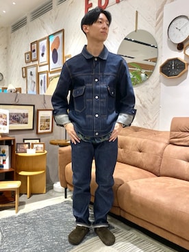 「アツいコーデ全部見せ」｜「アイテム（デニムジャケット）」を使った、JOURNAL STANDARD relumeさん（メンズ・173cm）の夏コーディネート